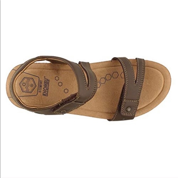 khombu sandals brown